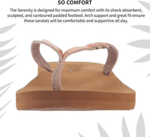 Serenity Women'S Sandal, Thong W/Outside Strap Woven