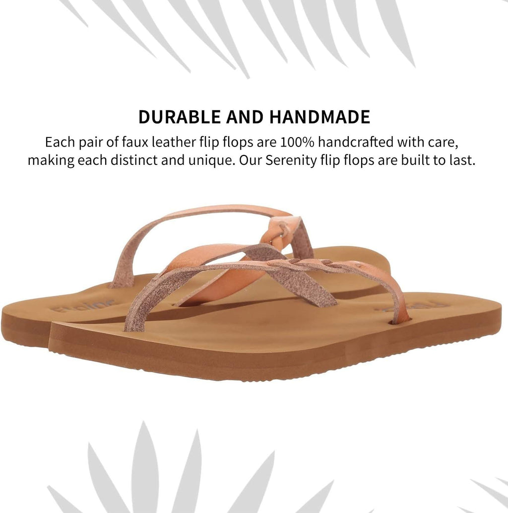 Serenity Women'S Sandal, Thong W/Outside Strap Woven